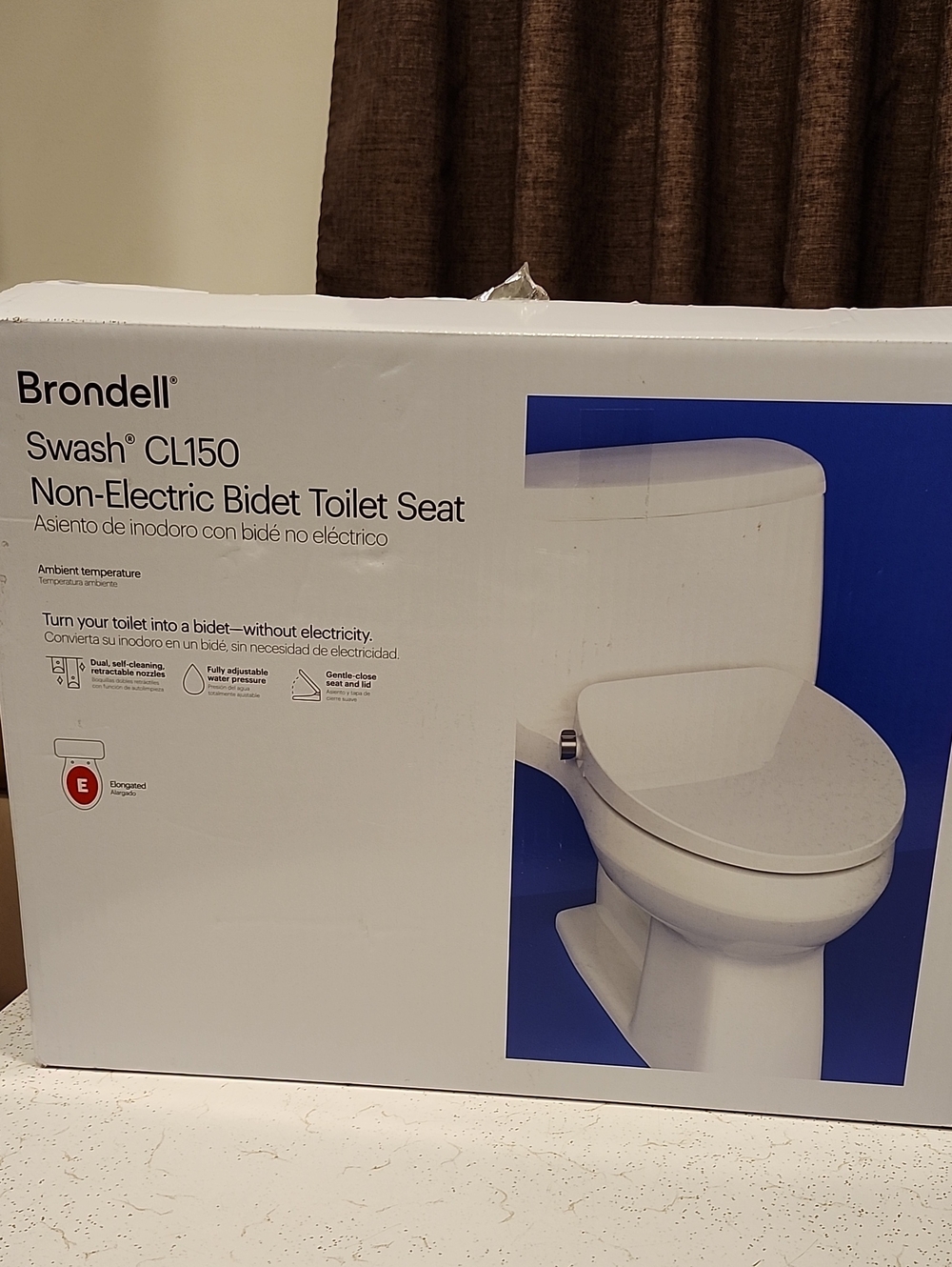Swash CL150 Non-Electric Bidet Toilet Seat - White